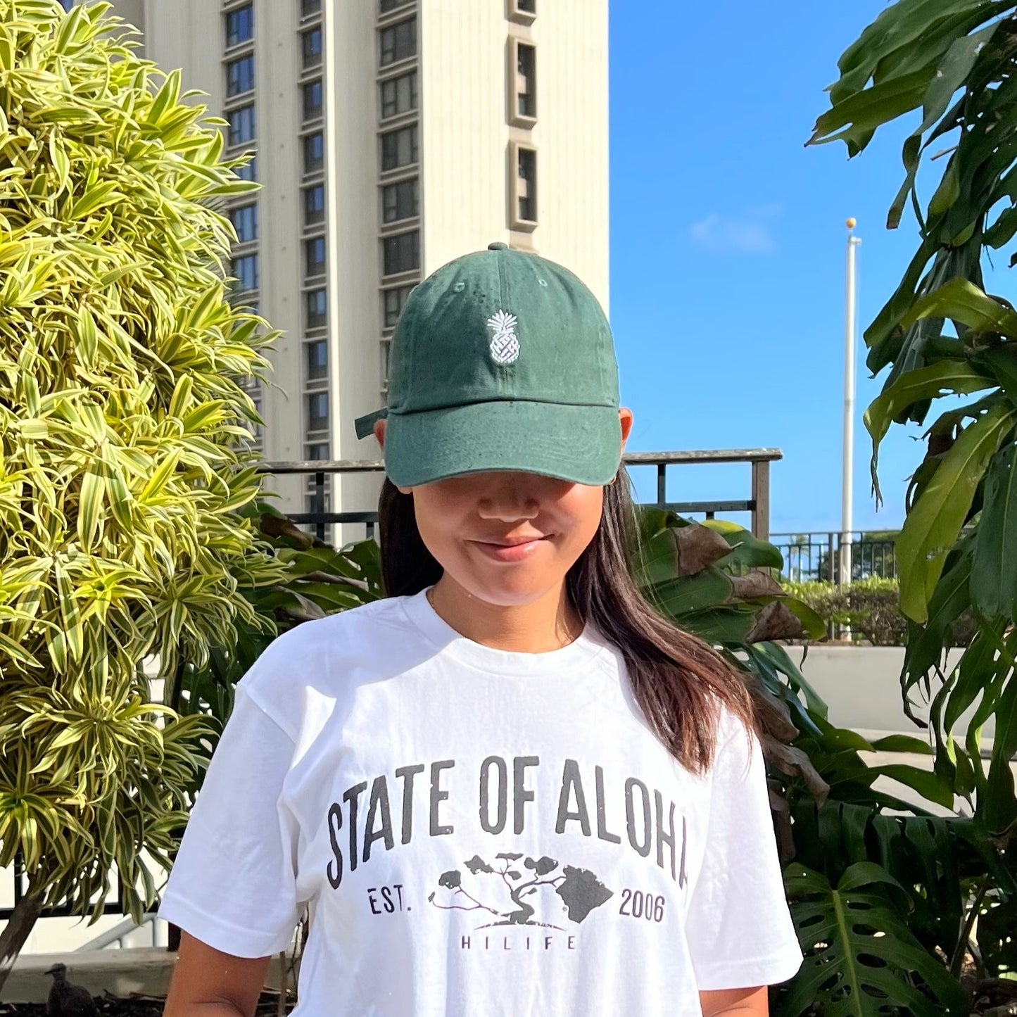 Cotton dad hats Pineapple