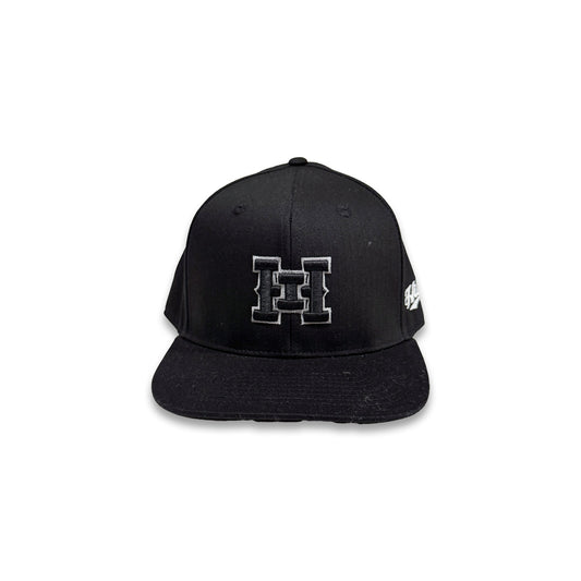 HI logo Snapback hats Black