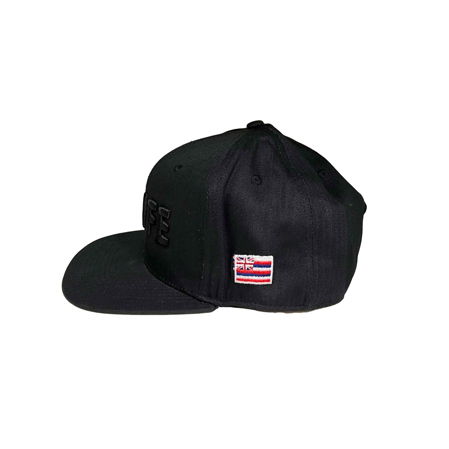 HILIFE 3D logo Snapback hats Black on Black