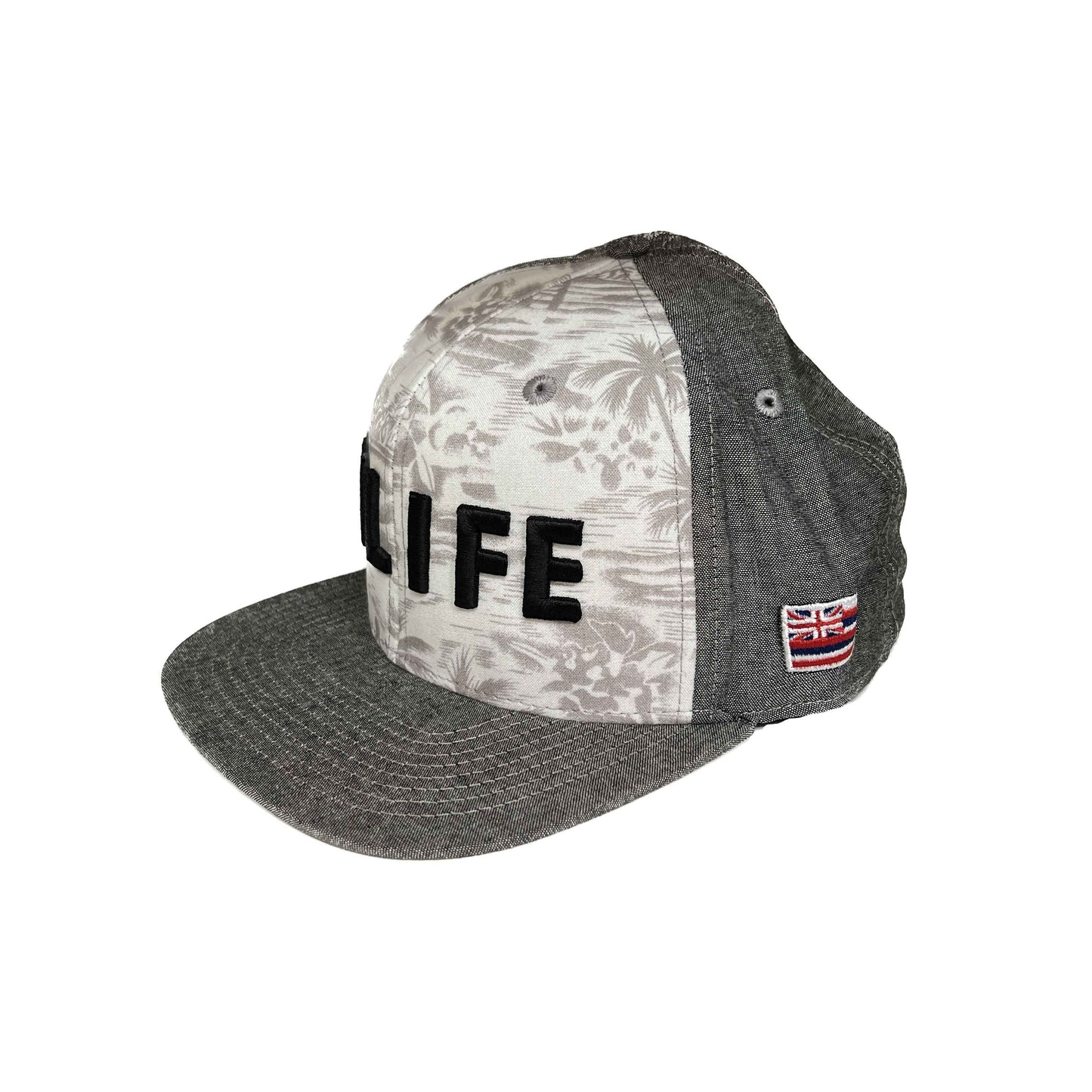 HILIFE logo Snapback hats Coffee Floral