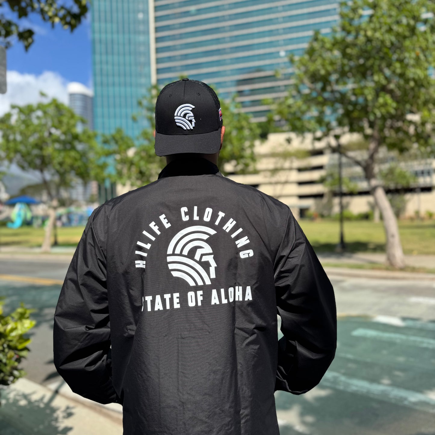 Warrior Water Resistant Windbreaker Coach Jacket