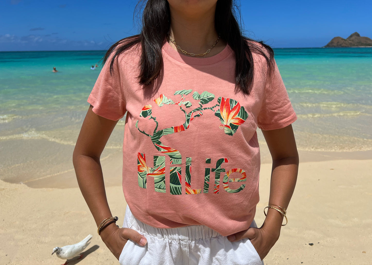 Women's cotton classic fit Tee Basic Paradise