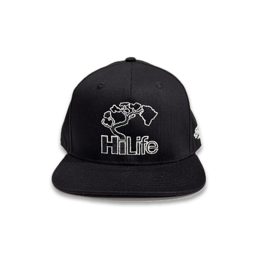 BASIC LOGO Snapback hats Black/White