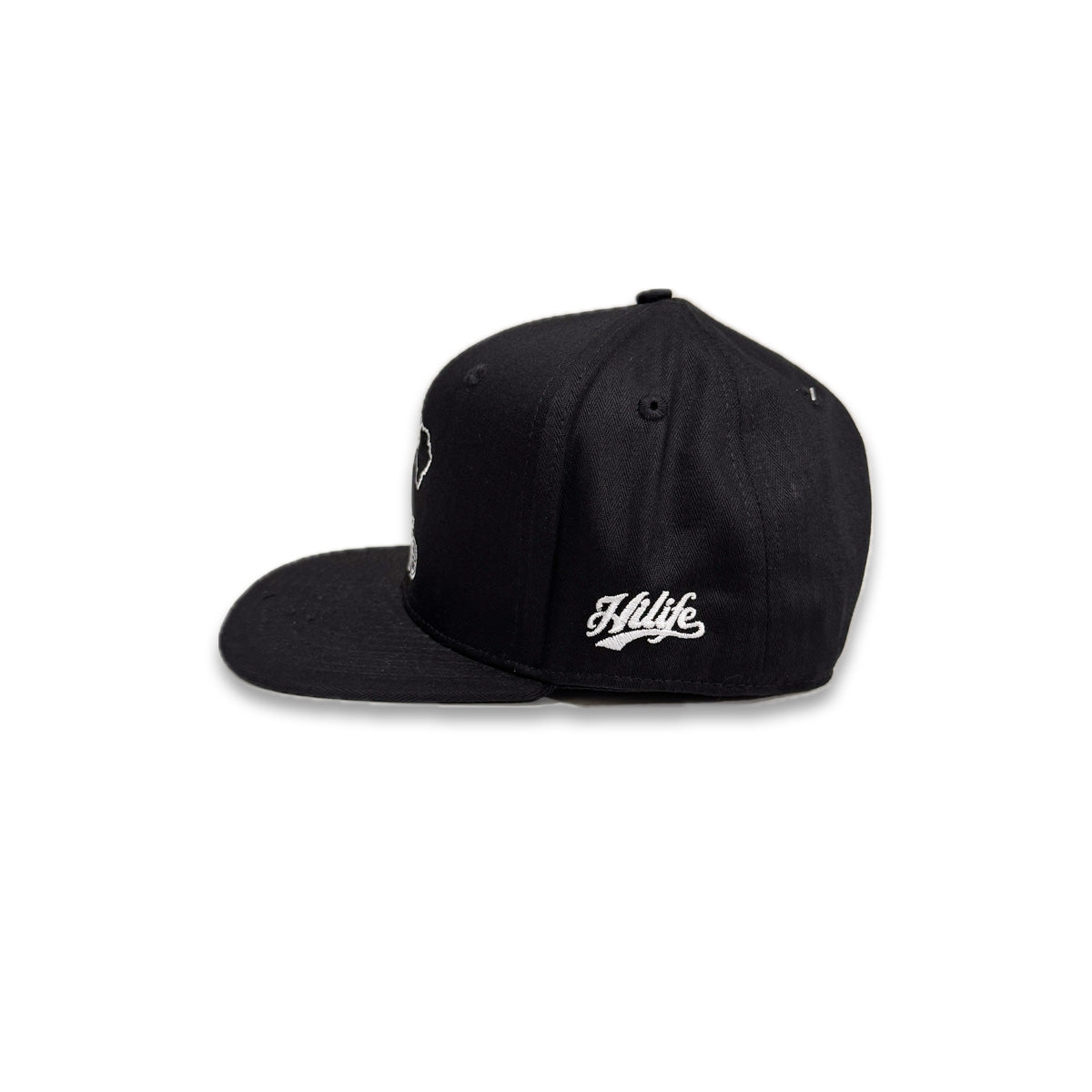BASIC LOGO Snapback hats Black/White