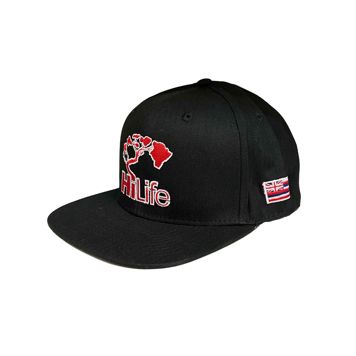 BASIC LOGO Snapback hats Red/White