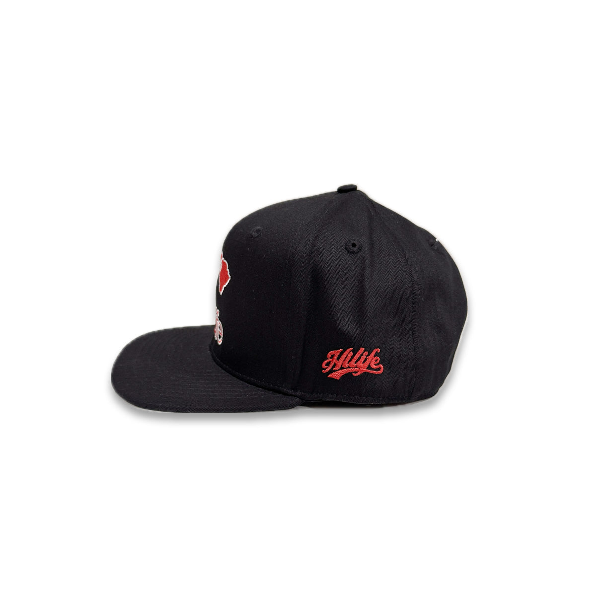 BASIC LOGO Snapback hats Red/White