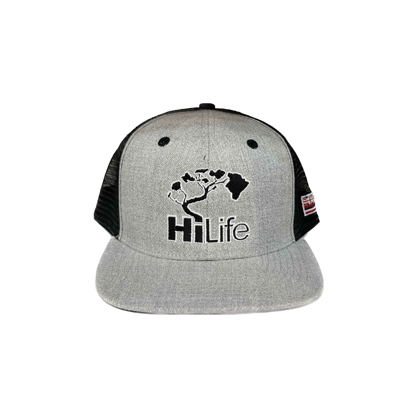 BASIC LOGO Snapback hats Heather / Black Mesh