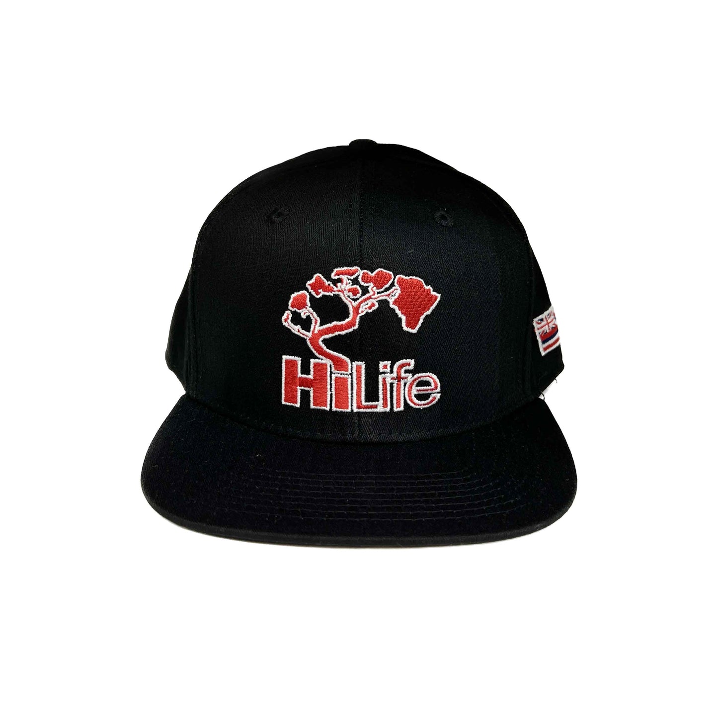 BASIC LOGO Snapback hats Red/White