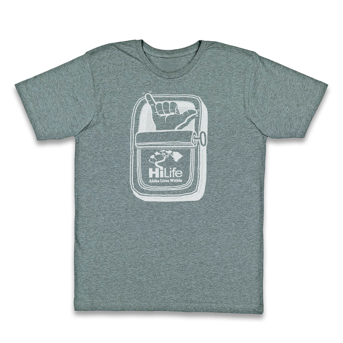 Canned Aloha 50/50 printed Soft Tee
