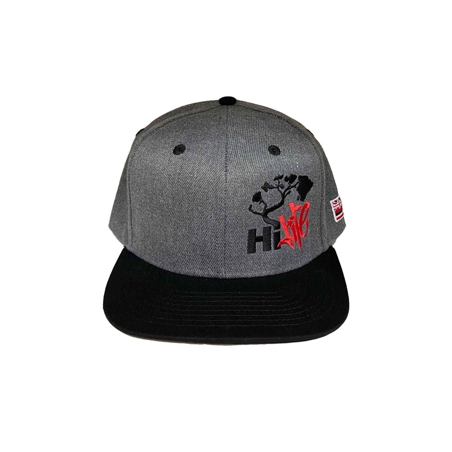 Hapa Snapback hats Dark Heather