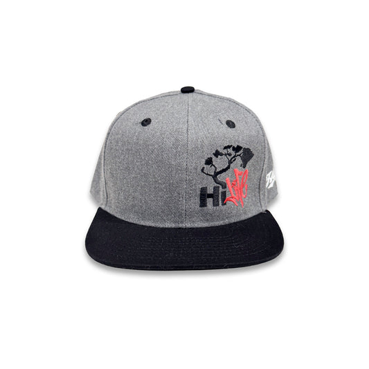 Hapa Snapback hats Dark Heather