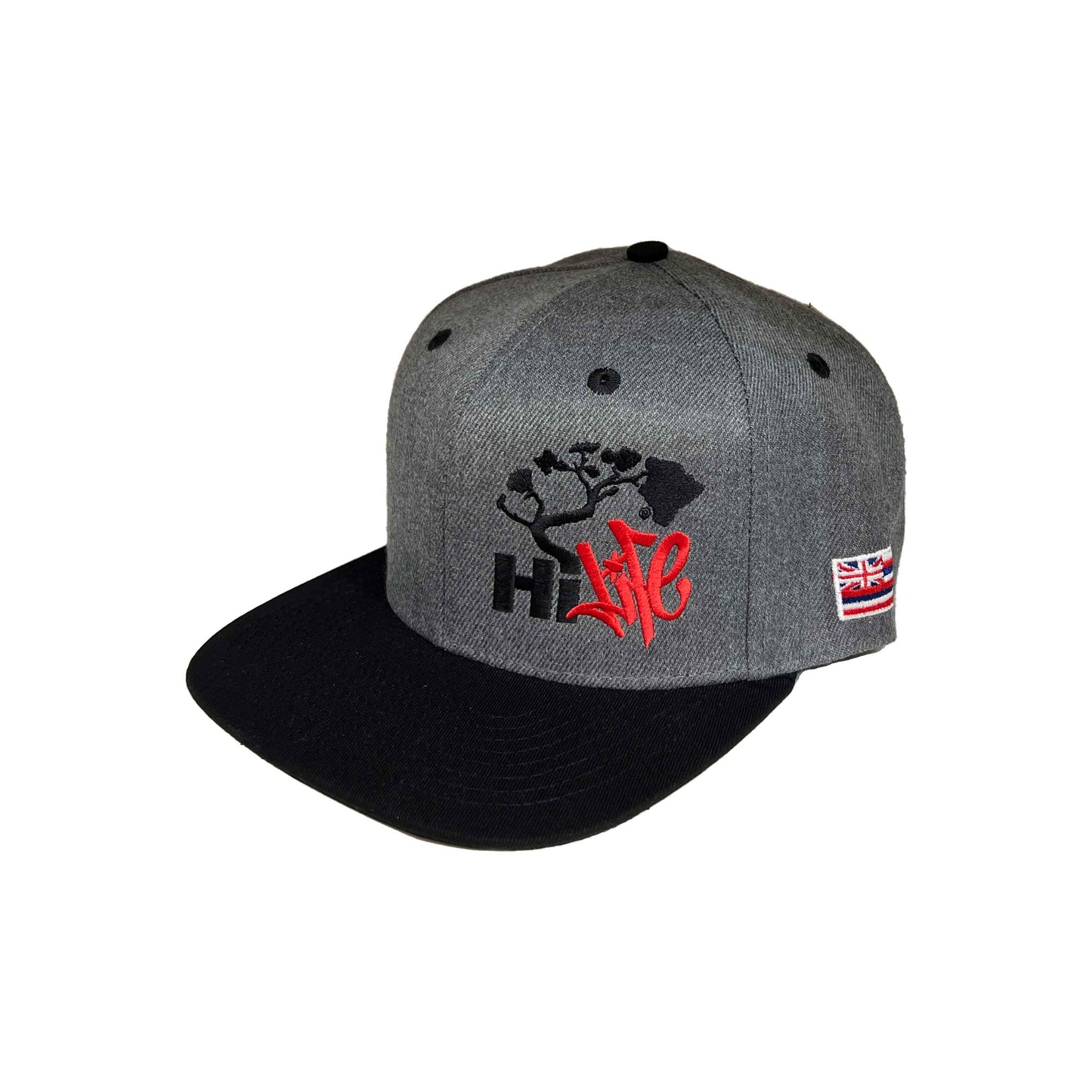 Hapa Snapback hats Dark Heather