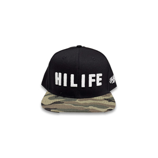 HILIFE 3D logo Snapback hats Black/Camo