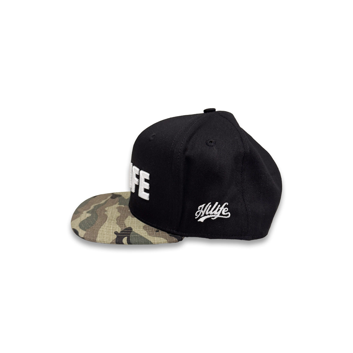 HILIFE 3D logo Snapback hats Black/Camo