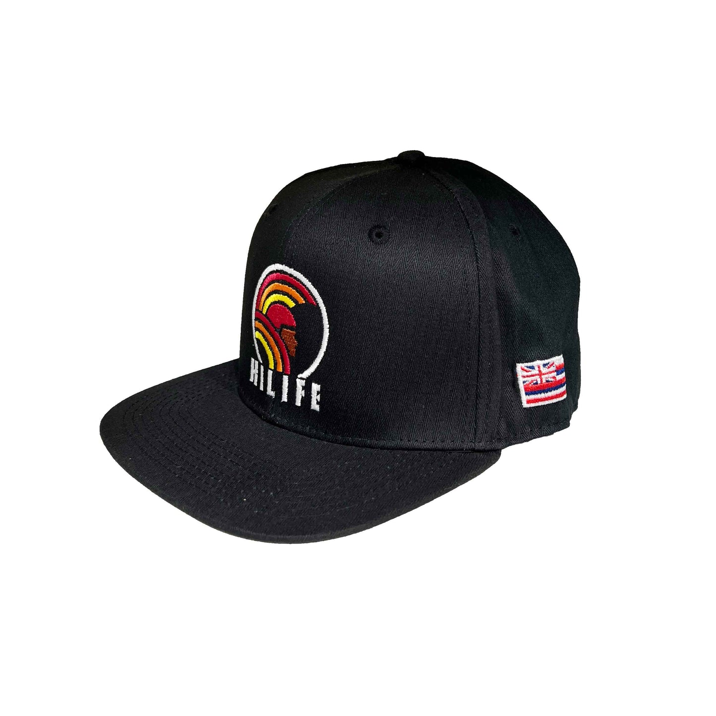 Ikaika Snapback hats Black