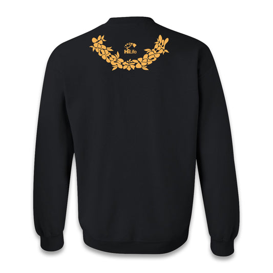 Lei'd crewneck sweat shirts