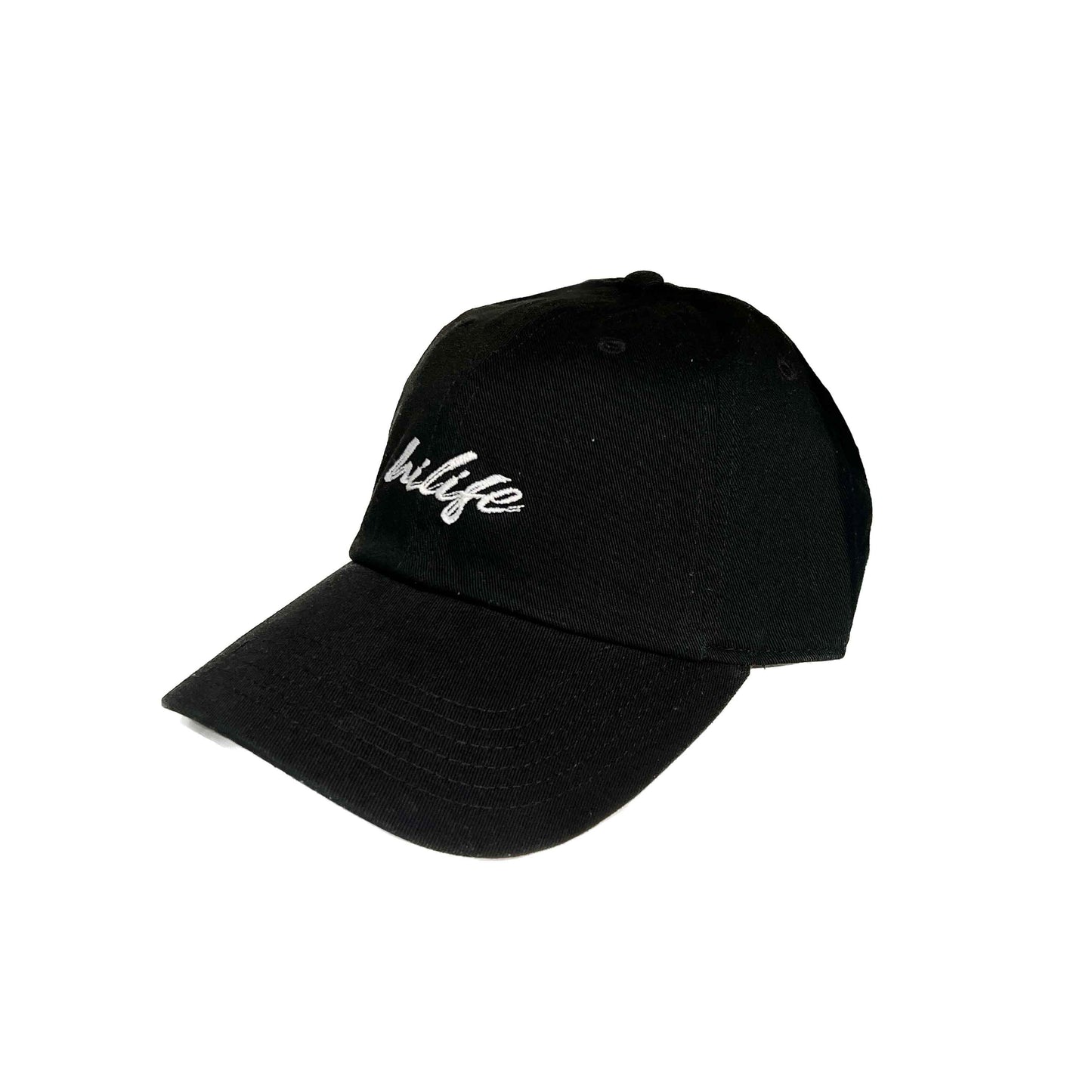 Cotton dad hats Script Logo