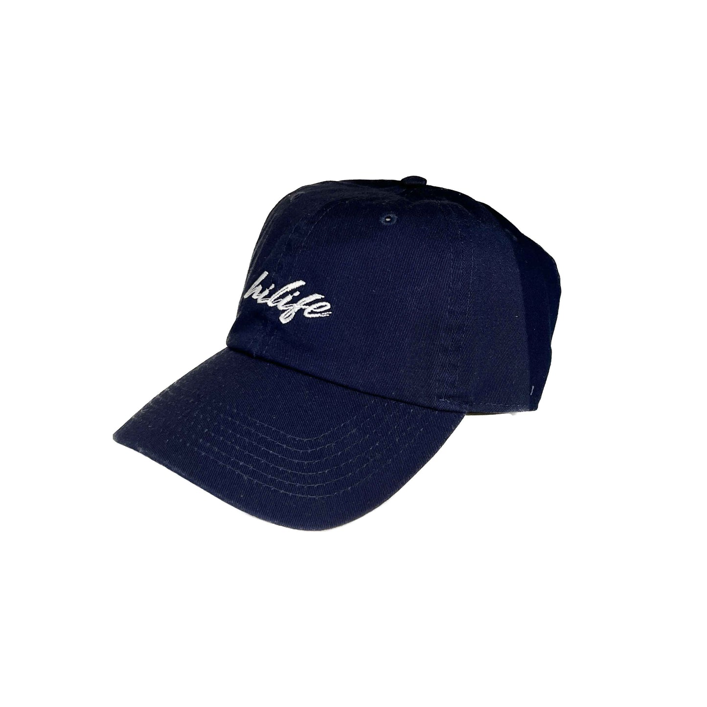 Cotton dad hats Script Logo
