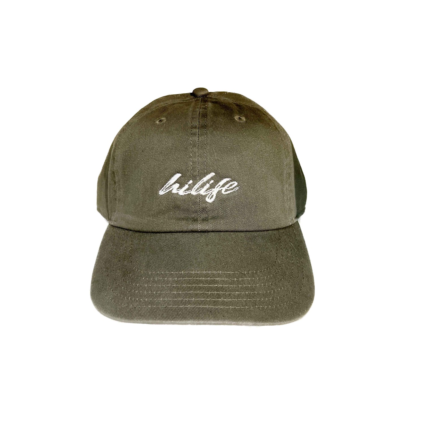 Cotton dad hats Script Logo
