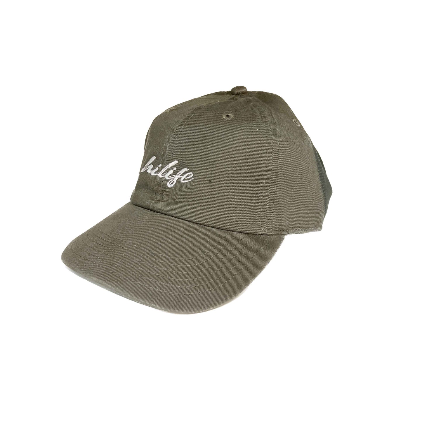 Cotton dad hats Script Logo