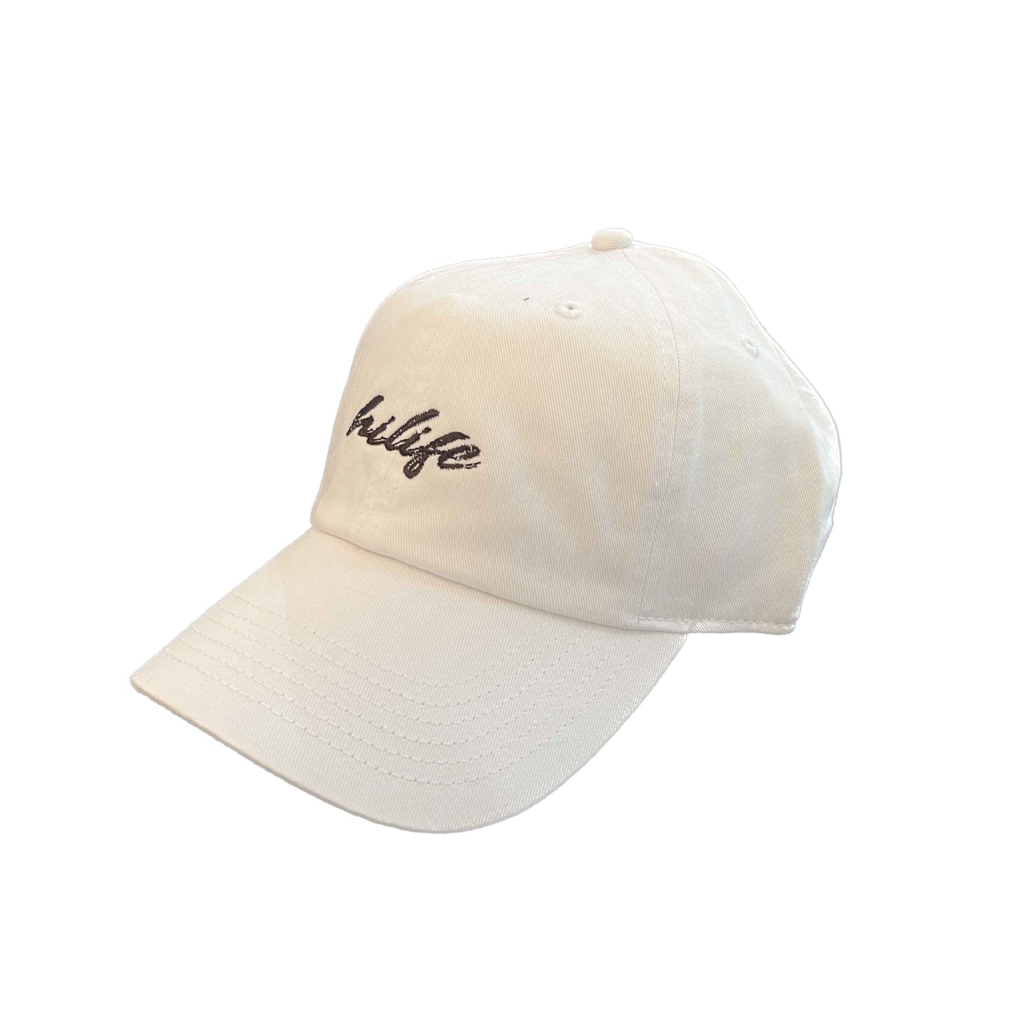 Cotton dad hats Script Logo
