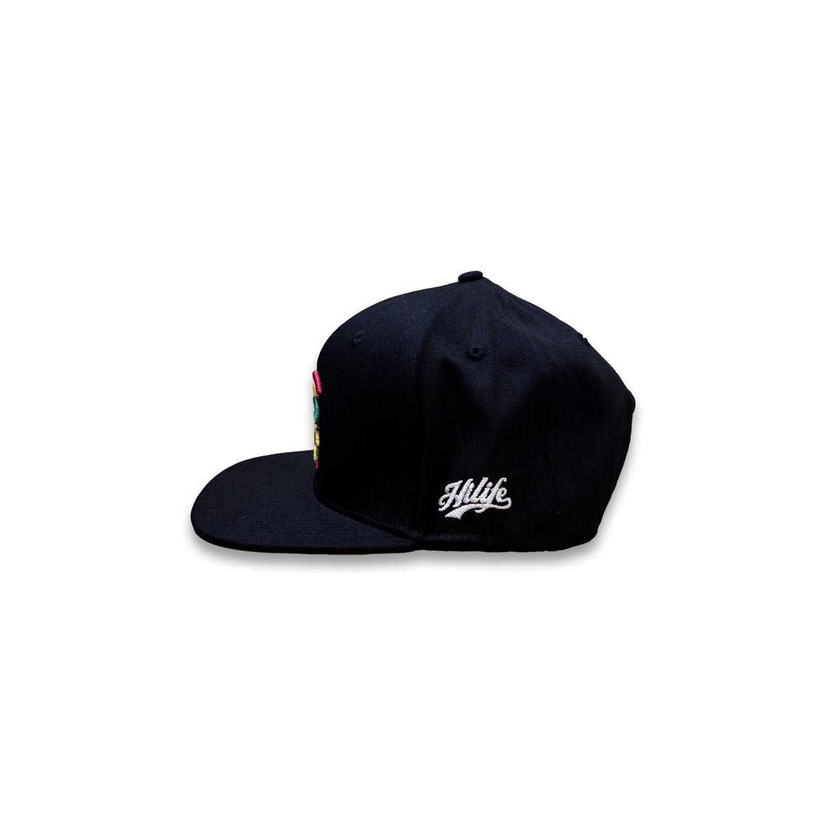 Warrior Tri-color 3D Snapback hats Black