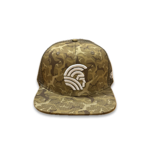 Warrior 3D Snapback hats Iwa Camo Mesh
