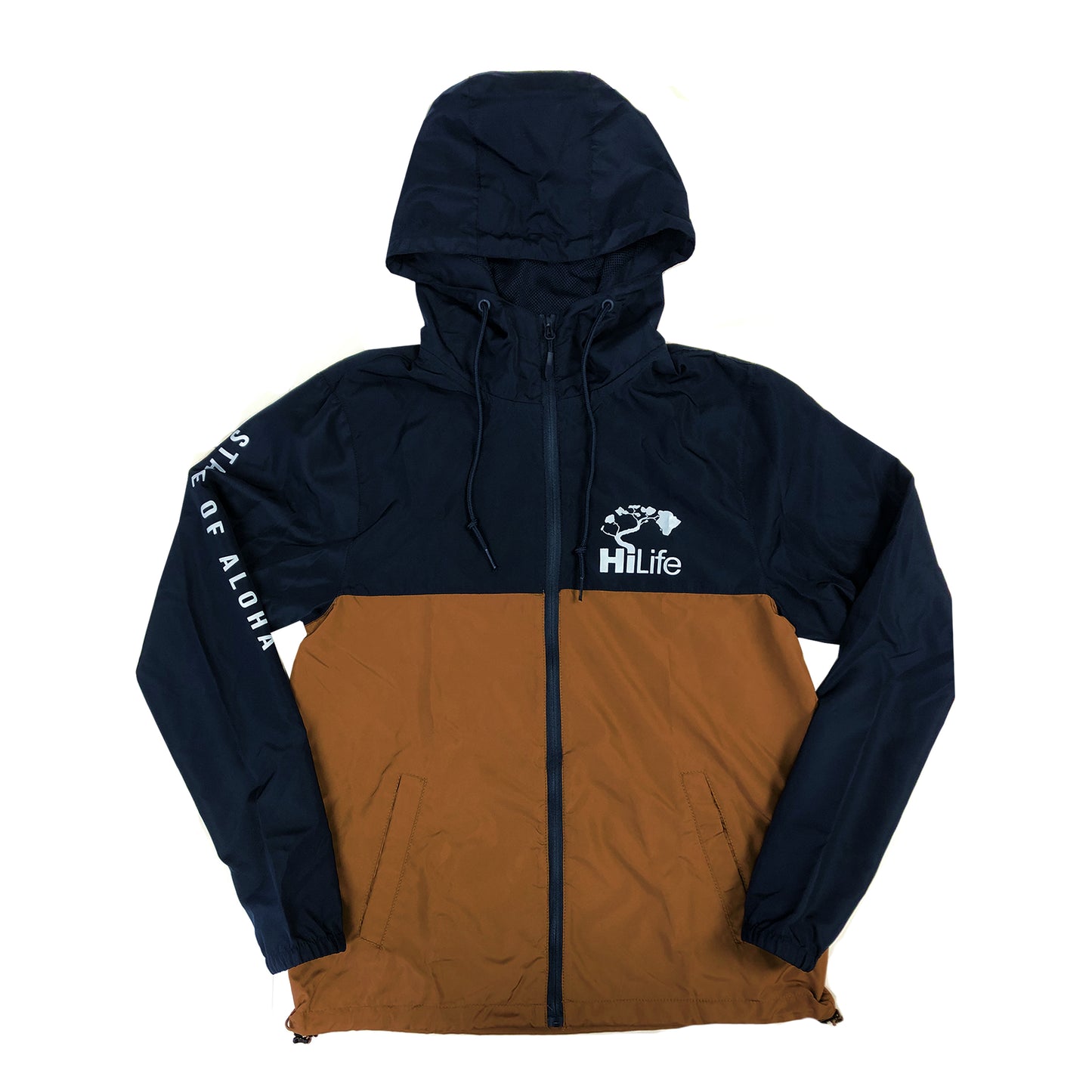 Windbreaker State of aloha on sleeve