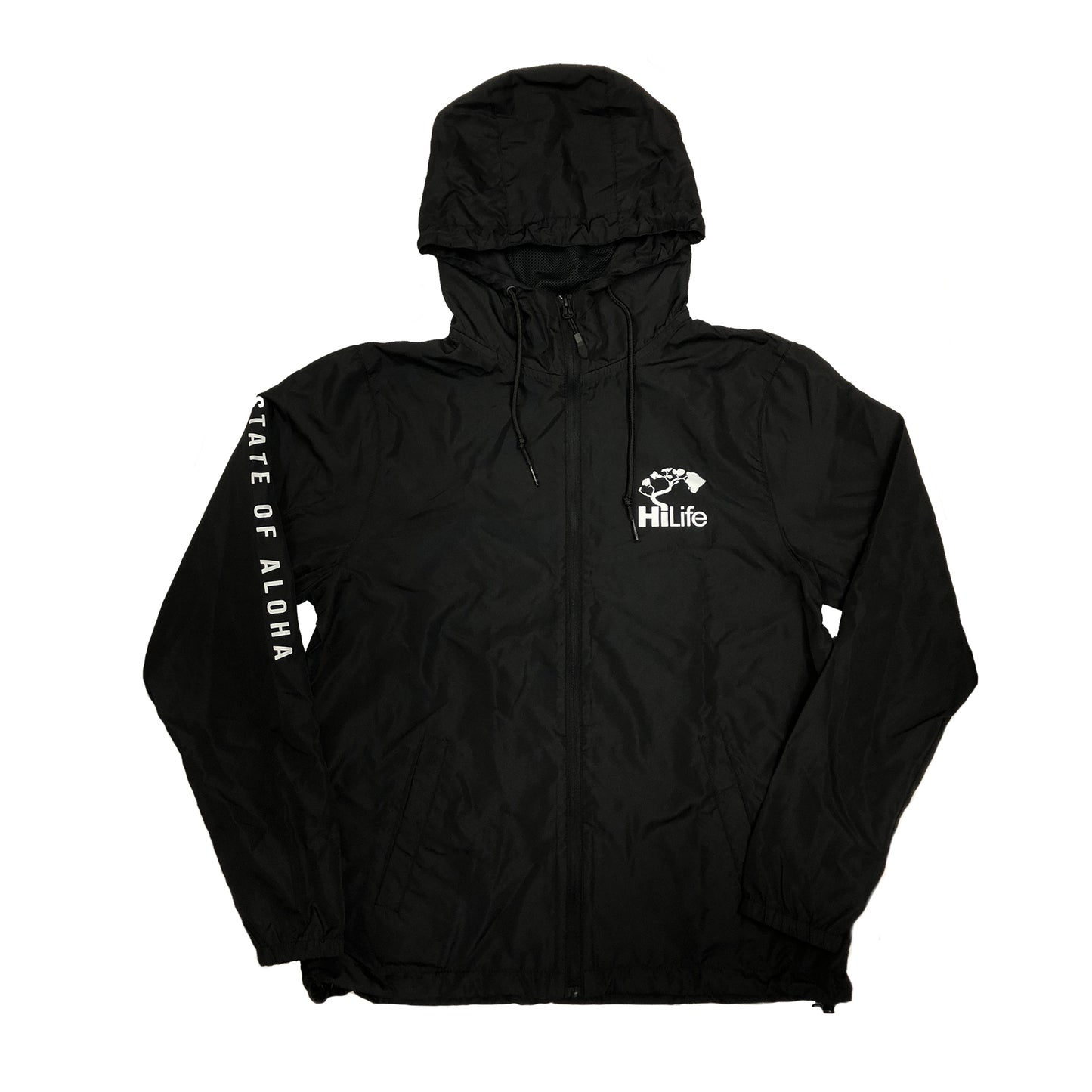 Windbreaker State of aloha on sleeve