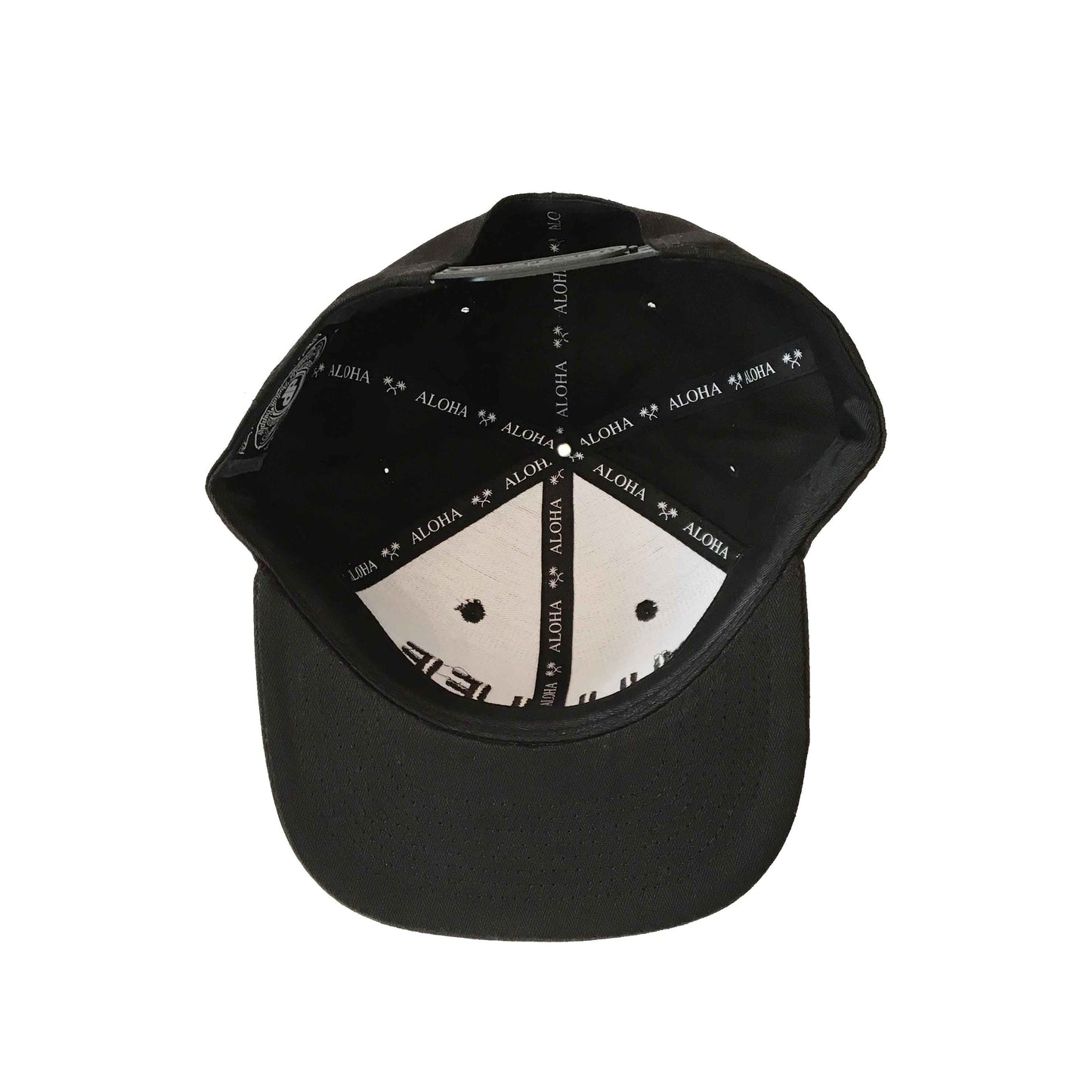 BASIC LOGO Snapback hats Black/White