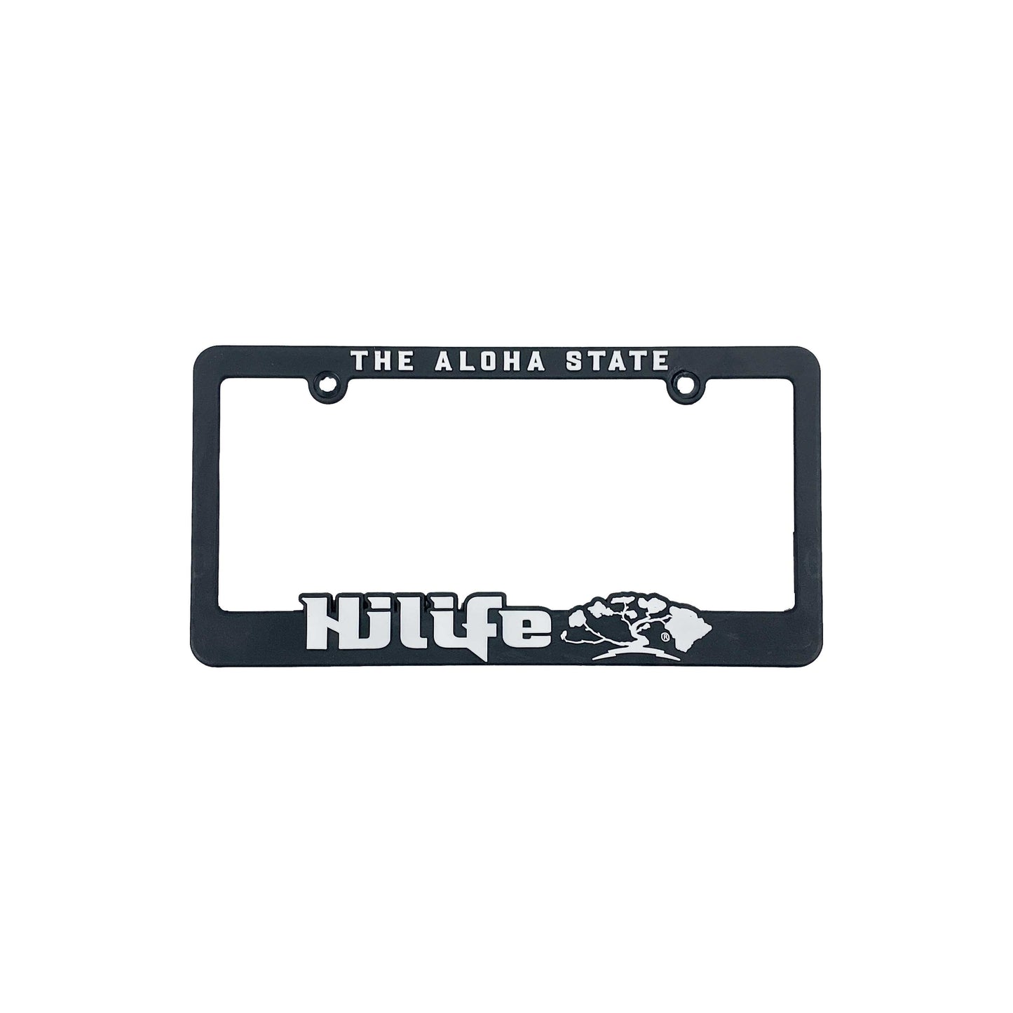 License Plate Frame The Aloha State II