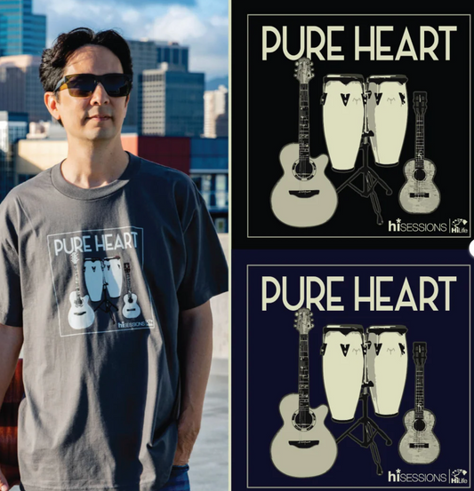 Hi Sessions Pure Heart soft cotton Tee
