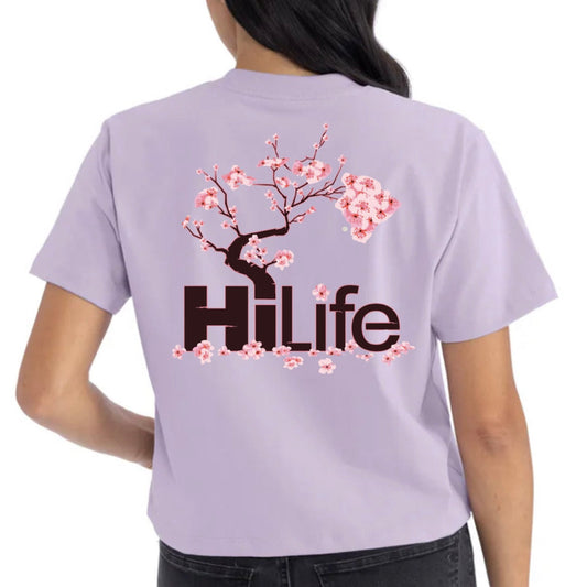 Women's Heavyweight Boxy Tee Cherry Blossom