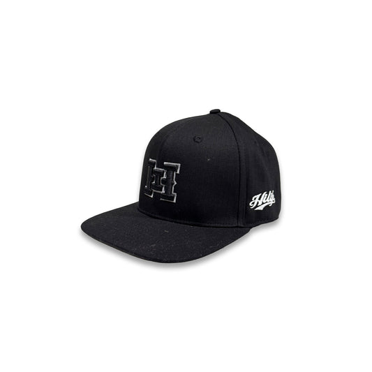 HI logo Snapback hats Black