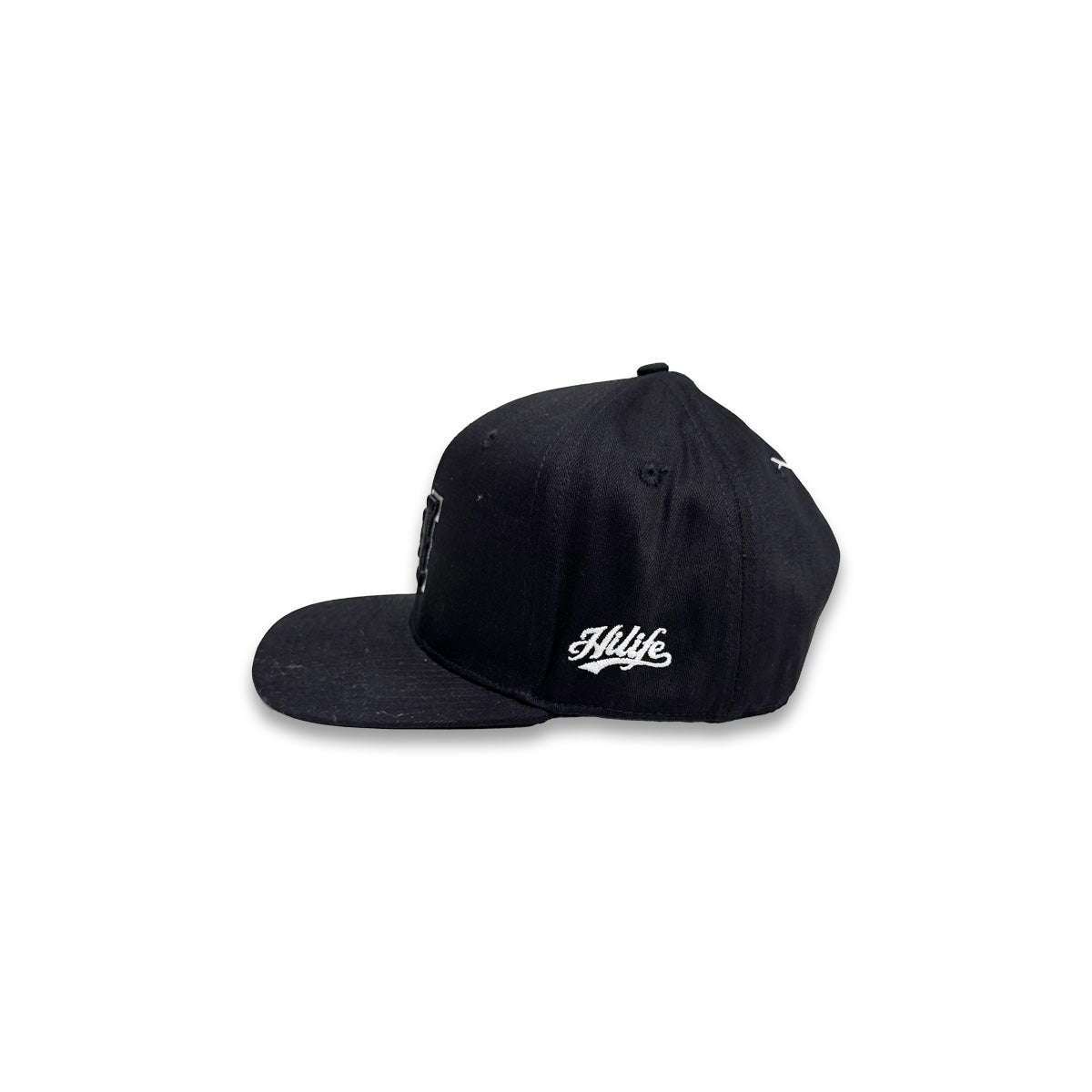 HI logo Snapback hats Black