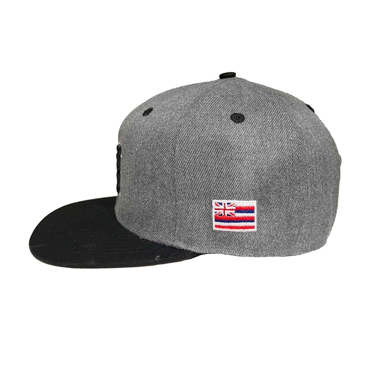 HI logo Snapback hats Dark Heather / Black