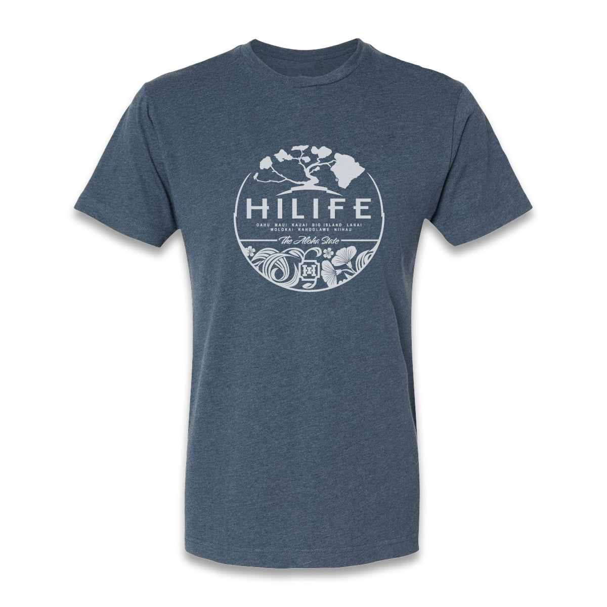 Aloha Circle 50/50 printed  Soft Tee