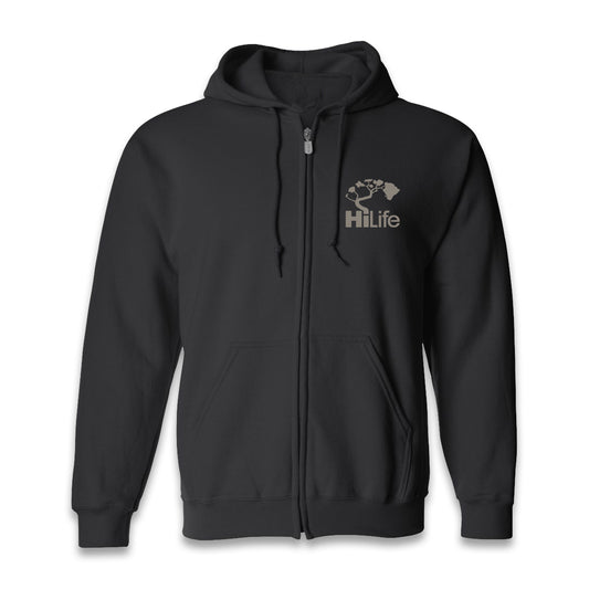 Unisex Zip Up Hoodie Basic Camo