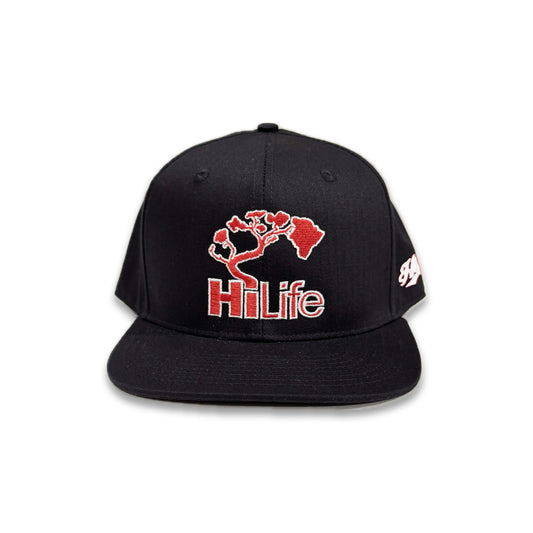 BASIC LOGO Snapback hats Red/White