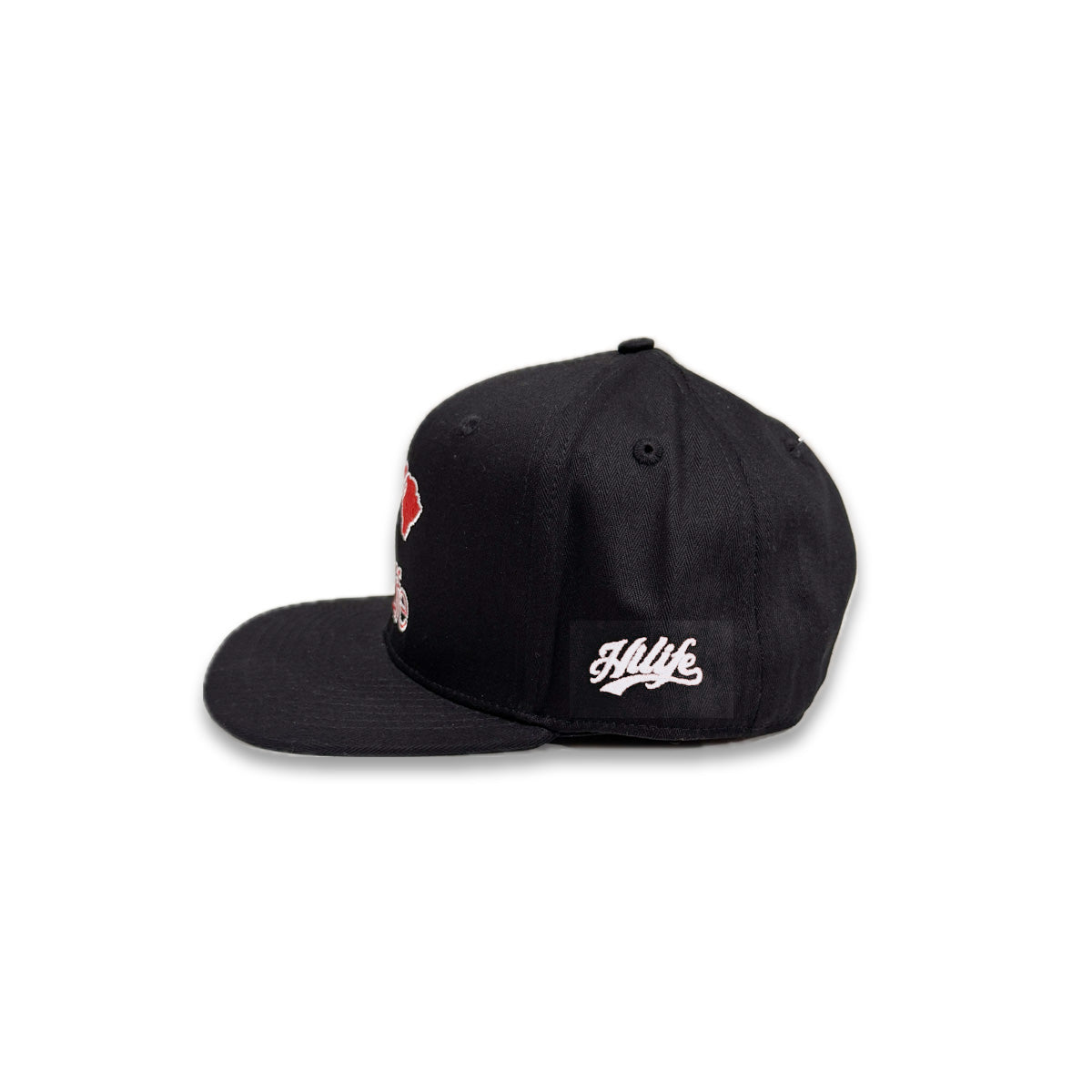 BASIC LOGO Snapback hats Red/White