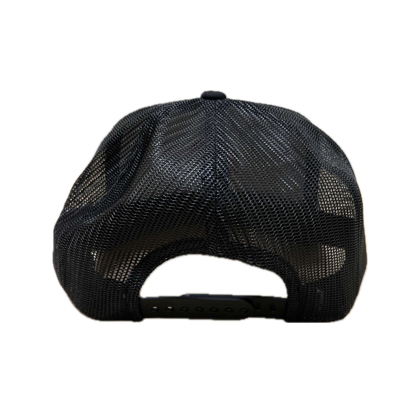 BASIC LOGO Snapback hats Black Mesh