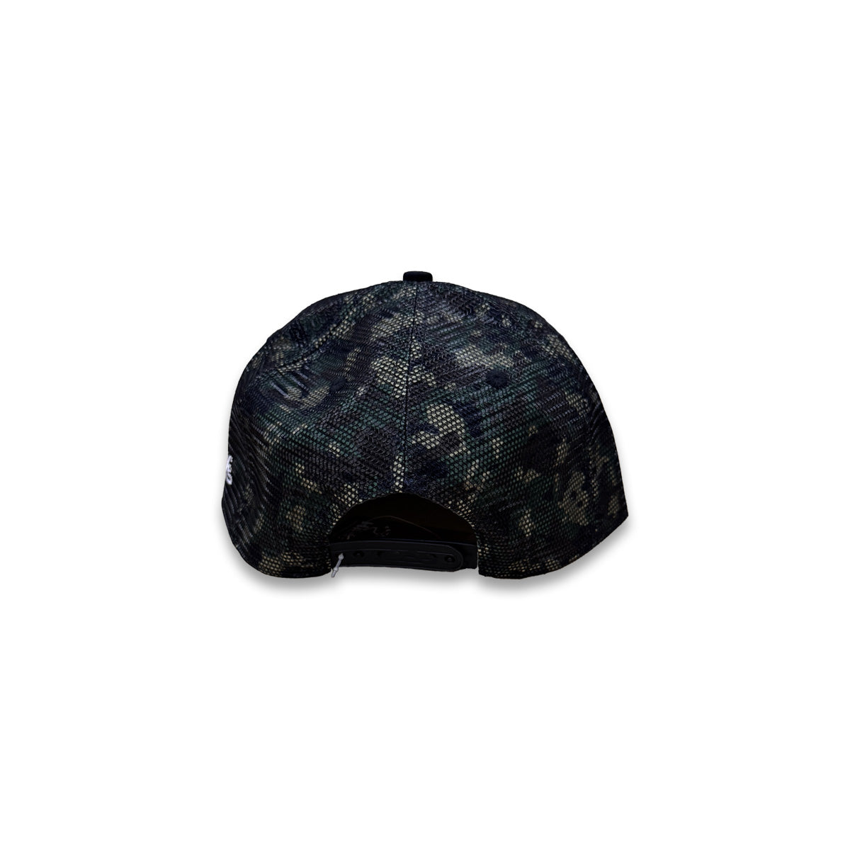 BASIC LOGO Snapback hats Woodland (Island Camo™) Meshover/ Hawaiian Flag Underbill