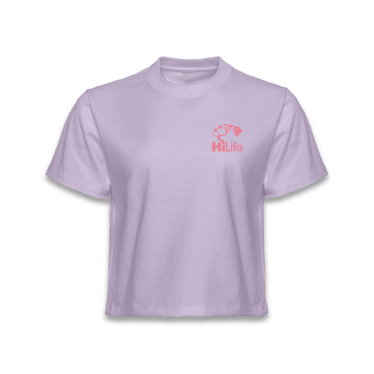 Women's Heavyweight Boxy Tee Cherry Blossom