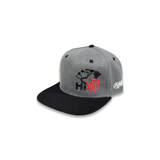 Hapa Snapback hats Dark Heather