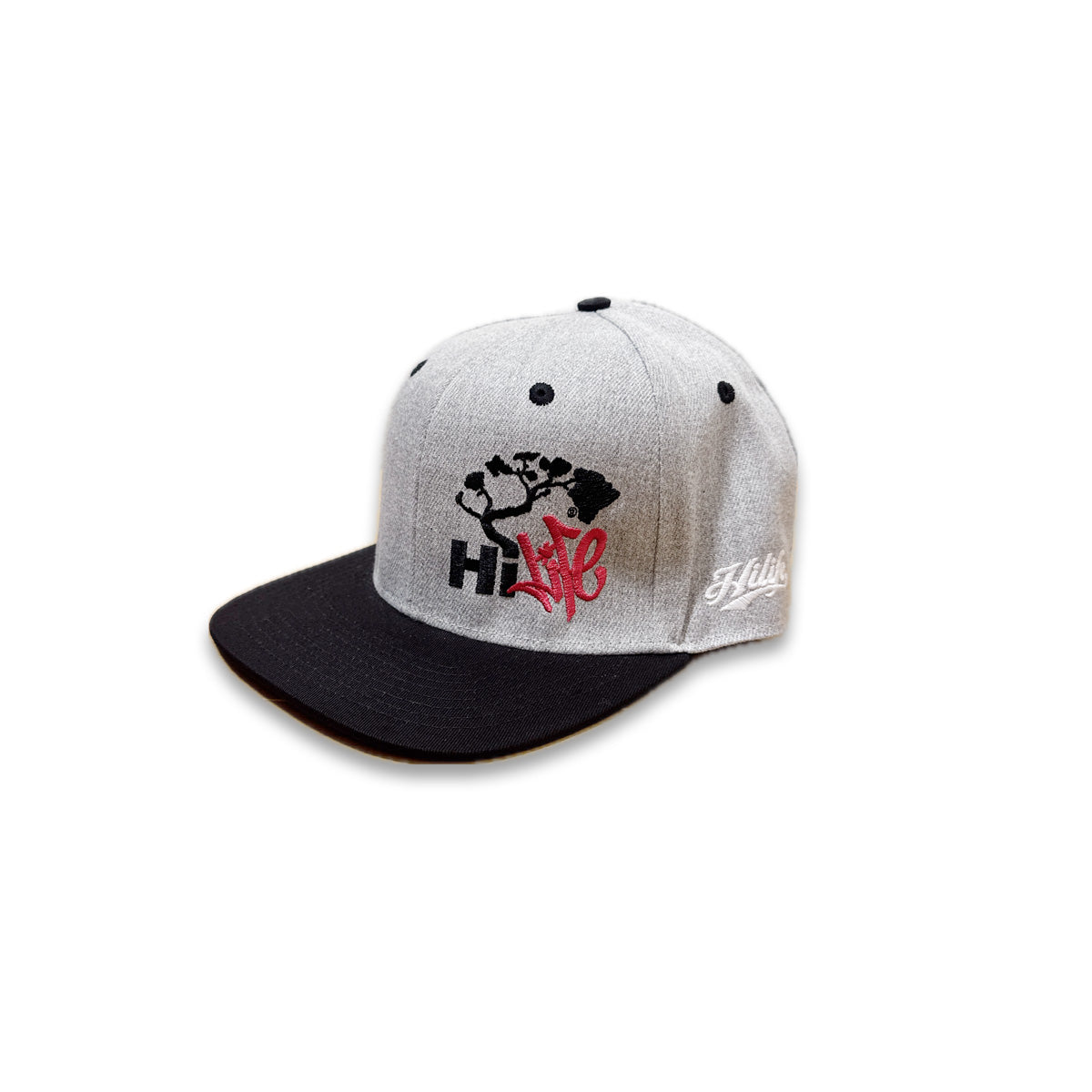 Hapa Snapback hats Heather/Black