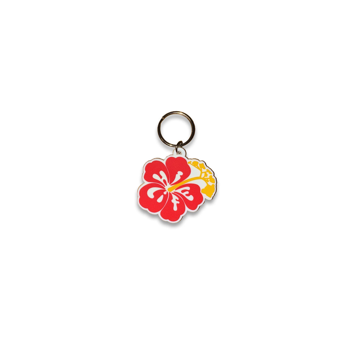 Keychain PVC Hibiscus
