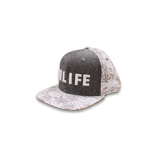 HILIFE 3D logo Snapback hats Denim/Coffee Floral