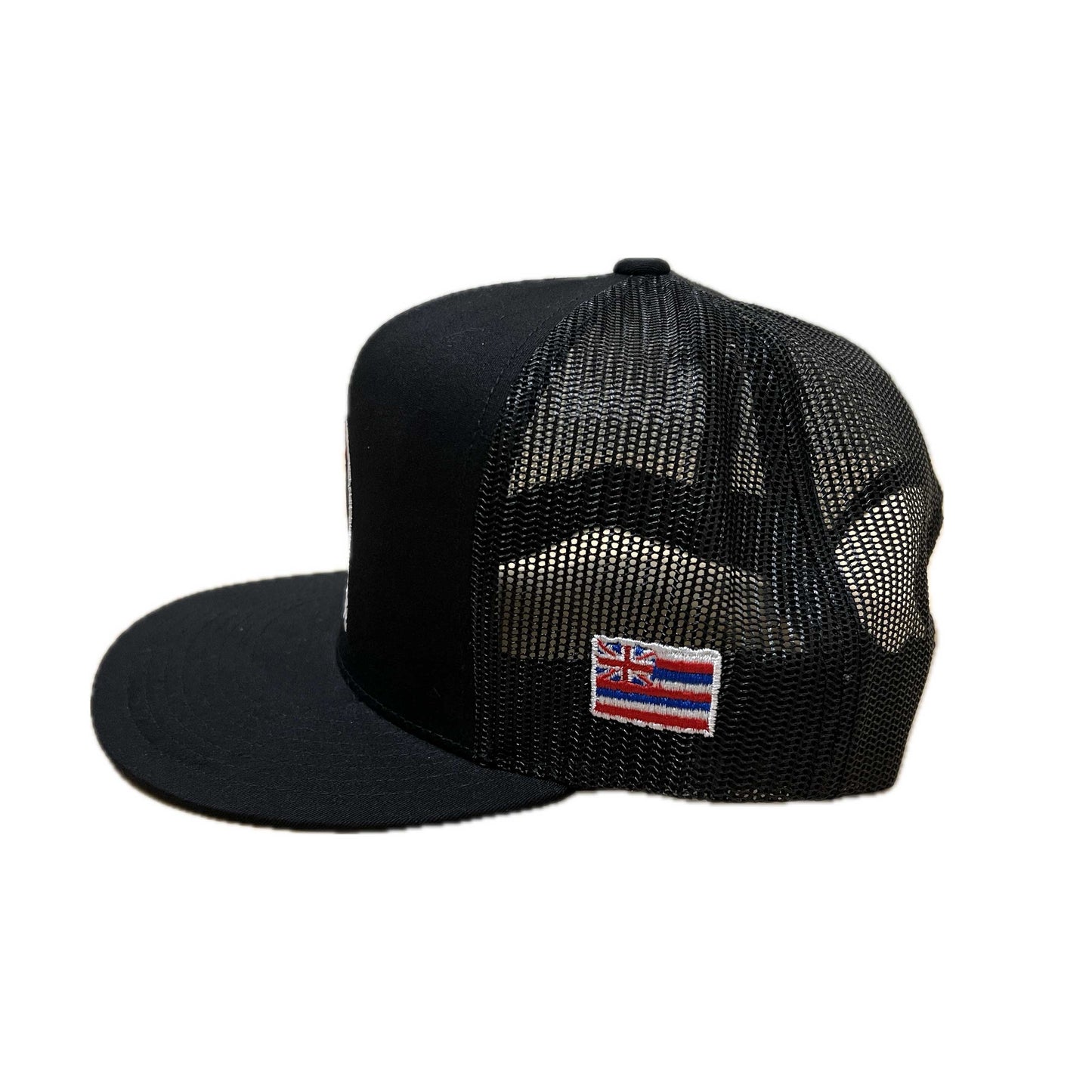 Ikaika Snapback hats Black Mesh