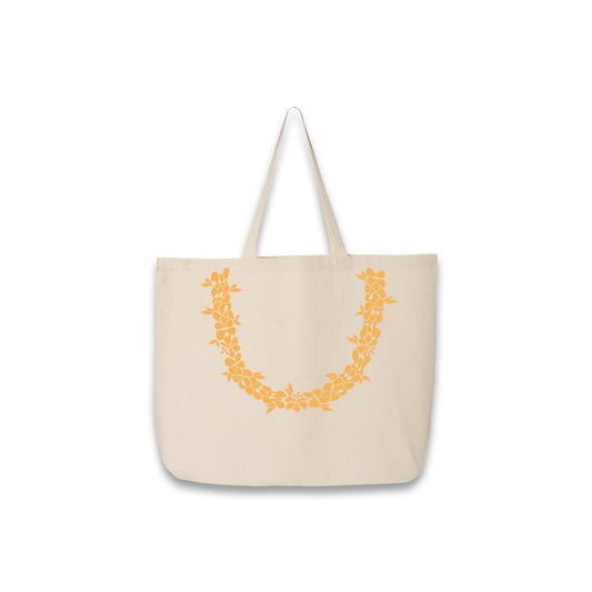 Lei'd 25L Cotton Canvas Tote Bag