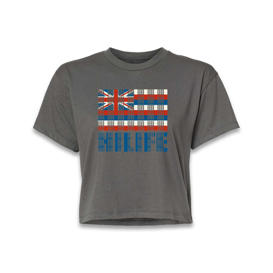 Women's crop top Tee  palaka flag